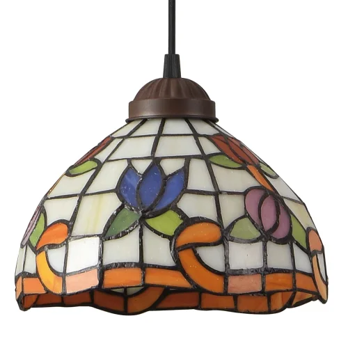 CANDEEIRO DE TECTO 1 LUZ 20 CM TIFFANY BLOSSOM