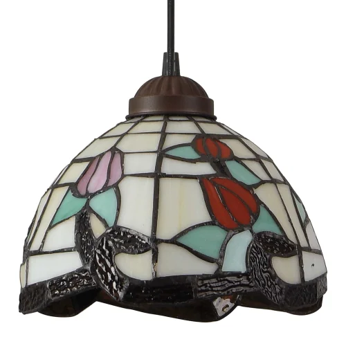 CANDEEIRO DE TECTO 1 LUZ 20 CM TIFFANY KATY