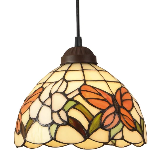 CANDEEIRO DE TECTO 1 LUZ 20 CM TIFFANY APONI 2