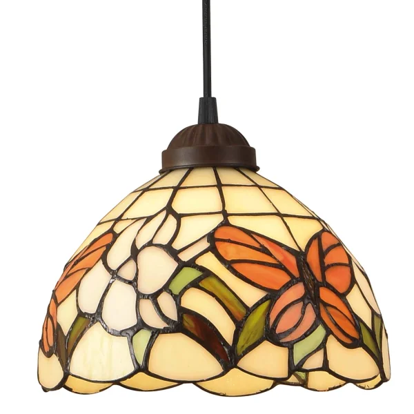 CANDEEIRO DE TECTO 1 LUZ 20 CM TIFFANY APONI