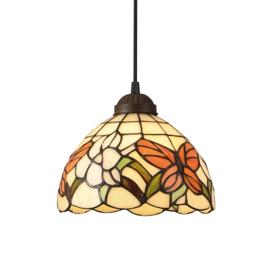 CANDEEIRO DE TECTO 1 LUZ 20 CM TIFFANY APONI