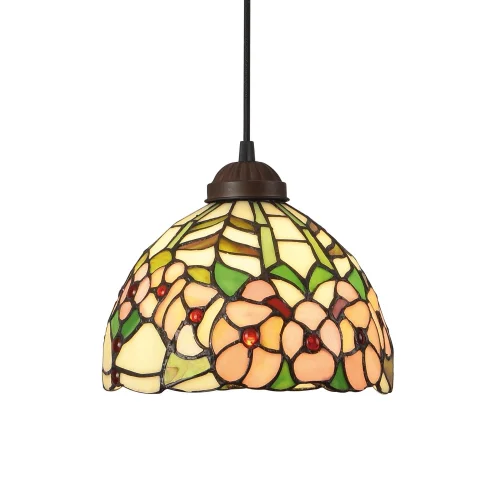 LÁMPARA DE TECHO 1 LUZ 20 CM TIFFANY FLORIA