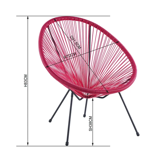 CADEIRA BRANCA MIAMI SPRINGS