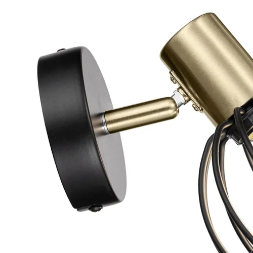 CANDEEIRO DE PAREDE PRETO MATE GABRIELLE