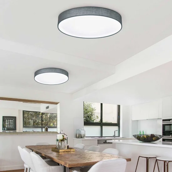 PLAFON DE TECTO LED 40 W REGULÁVEL CINZENTO CARLO 2