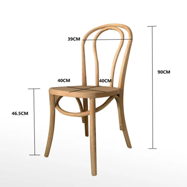 CADEIRA DE MADEIRA DE BÉTULA PRETO AKIRA CADEIRA DE MADEIRA DE BÉTULA PRETO AKIRA