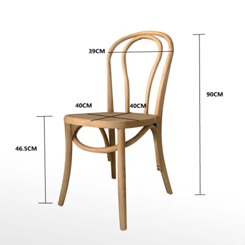 CADEIRA DE MADEIRA DE BÉTULA PRETO AKIRA CADEIRA DE MADEIRA DE BÉTULA PRETO AKIRA