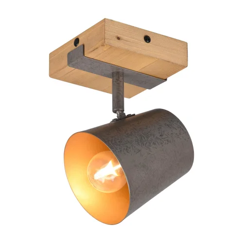 HOLOFOTE 1 LUZ METAL NÍQUEL ANTIGO E14 NESTORE