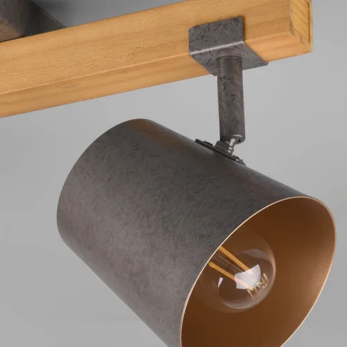 HOLOFOTE 2 LUZES METAL NÍQUEL ANTIGO NESTORE