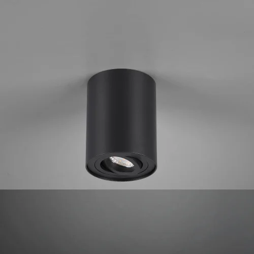 PLAFON DE TETO 1 LUZ OSCILANTE METAL NERO GU10 FORTUNE