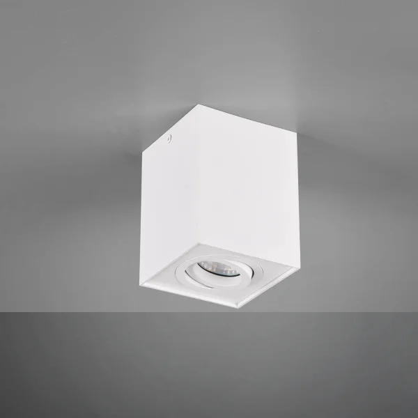 PLAFON DE TETO 1 LUZ BASCULANTE METAL BRANCO GU10 GARIBALDI PLAFON DE TETO 1 LUZ BASCULANTE METAL BRANCO GU10 GARIBALDI