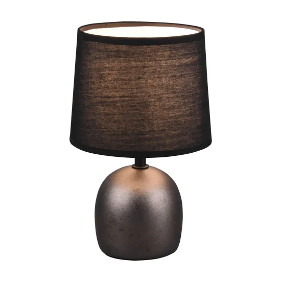 CANDEEIRO DE MESA DE CERÂMICA DE NÍQUEL ANTIGO KUBRA