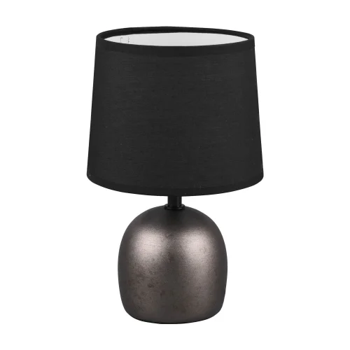 CANDEEIRO DE MESA DE CERÂMICA DE NÍQUEL ANTIGO KUBRA