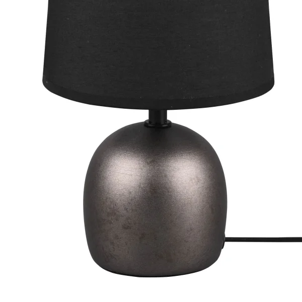 CANDEEIRO DE MESA DE CERÂMICA DE NÍQUEL ANTIGO KUBRA