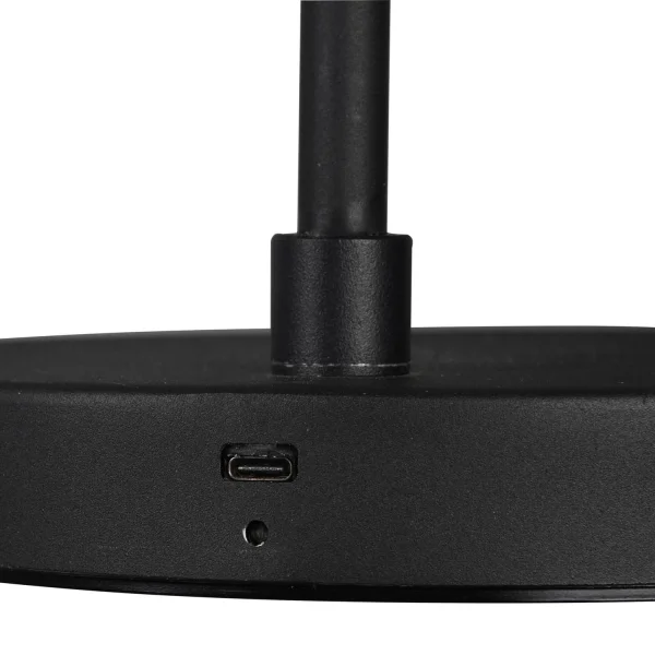 CANDEEIRO DE PISO LED 4,5 W 3000K METAL PRETO