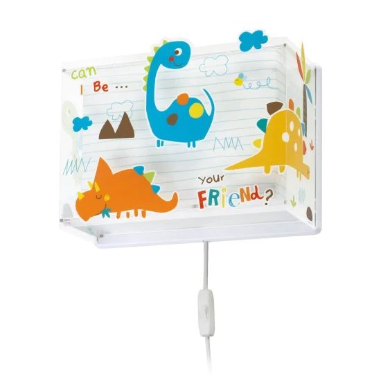 CANDEEIRO DA PAREDE DINOS 2