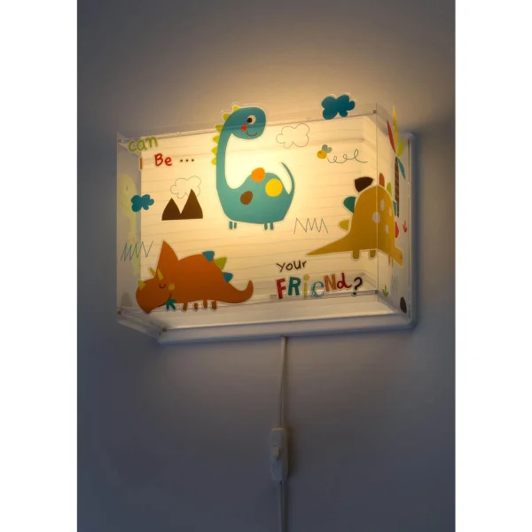 CANDEEIRO DA PAREDE DINOS