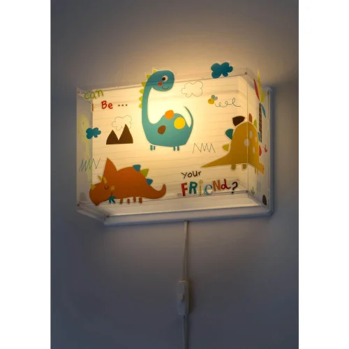 CANDEEIRO DA PAREDE DINOS