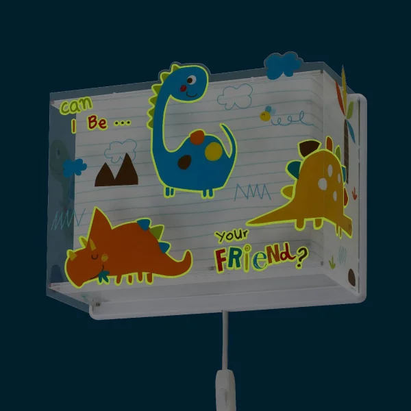 CANDEEIRO DA PAREDE DINOS