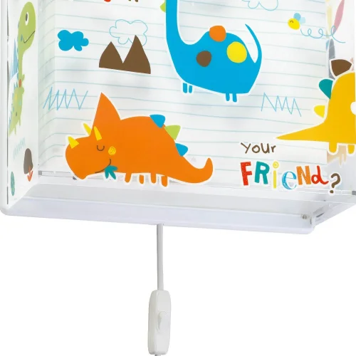 CANDEEIRO DA PAREDE DINOS