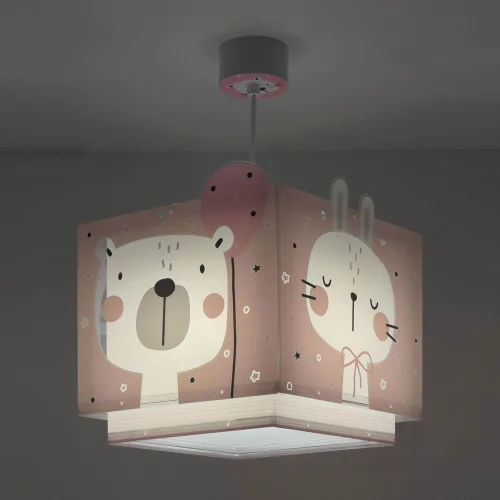 CANDEEIRO DE TECTO BABY JUNGLE ROSA CANDEEIRO DE TECTO BABY JUNGLE ROSA