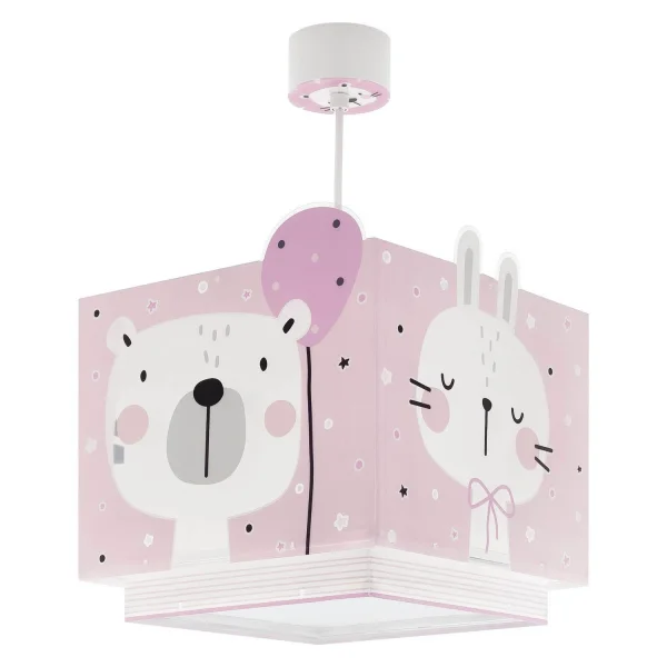 CANDEEIRO DE TECTO BABY JUNGLE ROSA