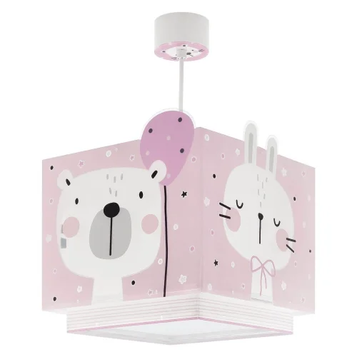 CANDEEIRO DE TECTO BABY JUNGLE ROSA