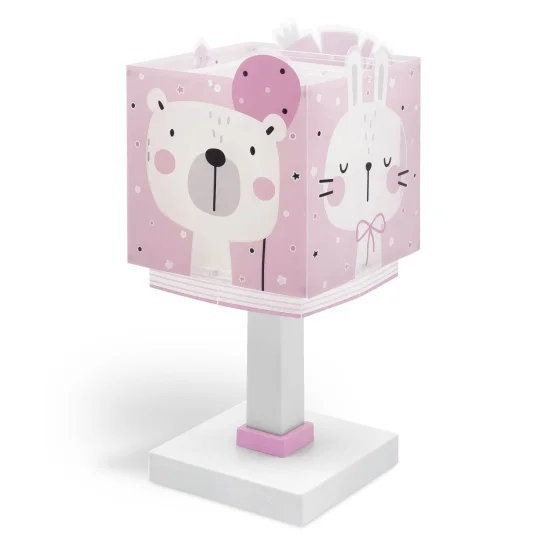 CANDEEIRO DE MESA BABY JUNGLE ROSA 2