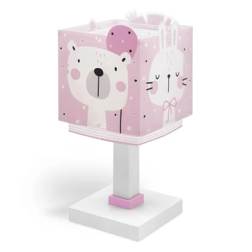 CANDEEIRO DE MESA BABY JUNGLE ROSA