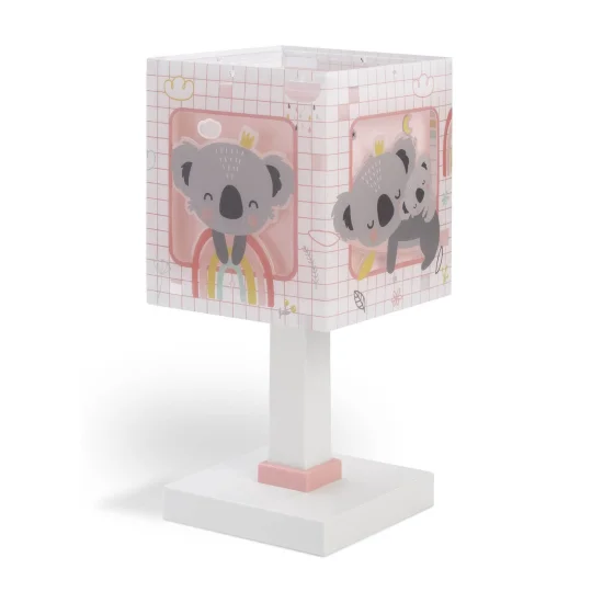 CANDEEIRO DE MESA KOALA ROSA