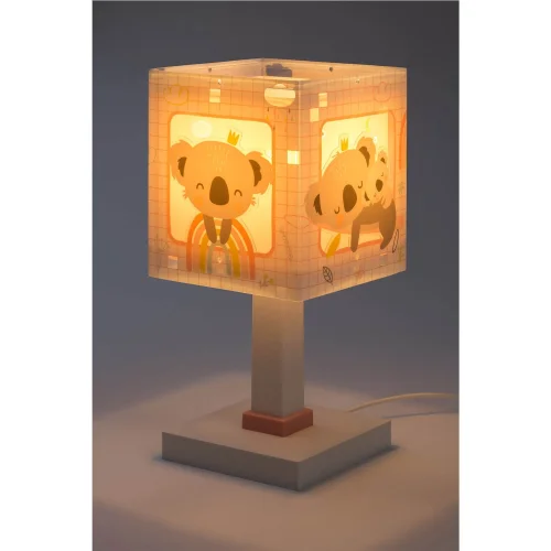 CANDEEIRO DE MESA KOALA ROSA