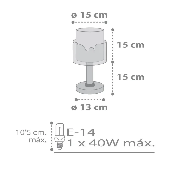 CANDEEIRO DE MESA BABY TRAVEL