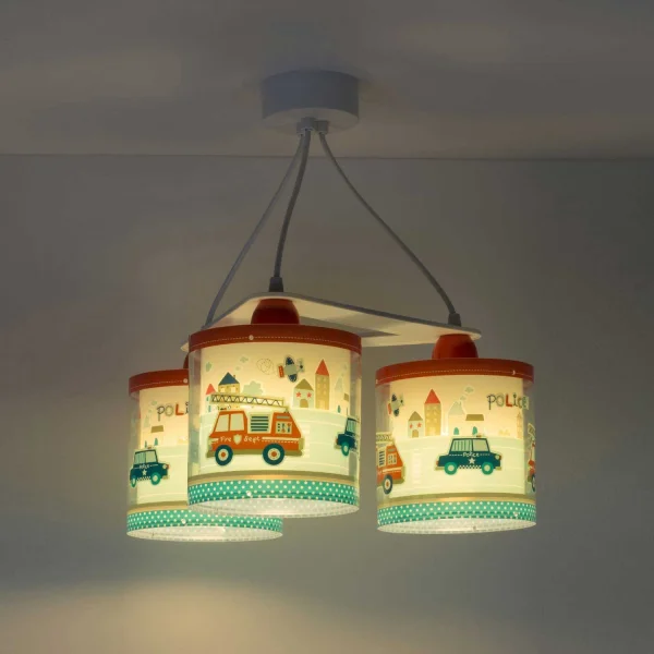 CANDEEIRO 3 LUZES POLICE