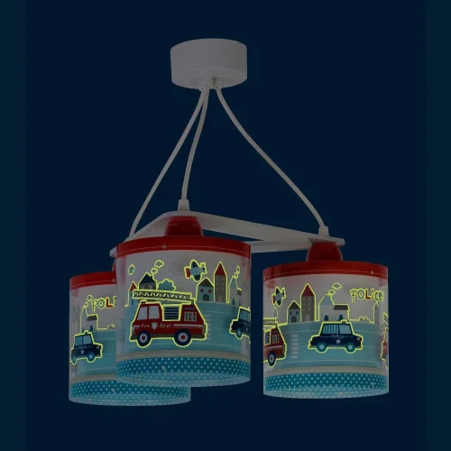 CANDEEIRO 3 LUZES POLICE