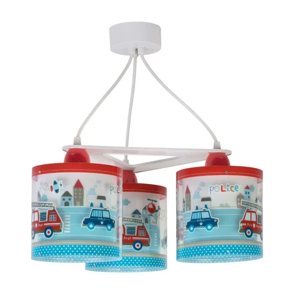 CANDEEIRO 3 LUZES POLICE