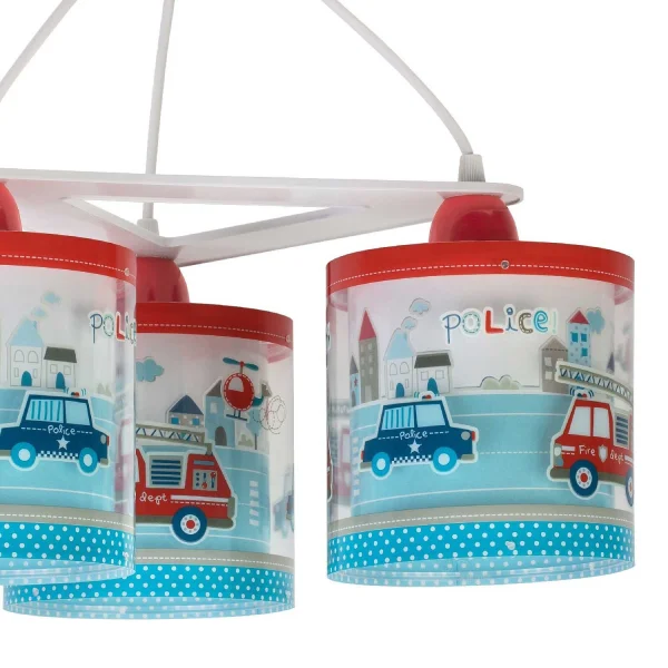 CANDEEIRO 3 LUZES POLICE