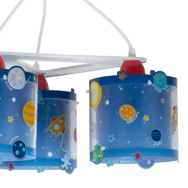 CANDEEIRO SUSPENSO 3 LUZES PLANETS