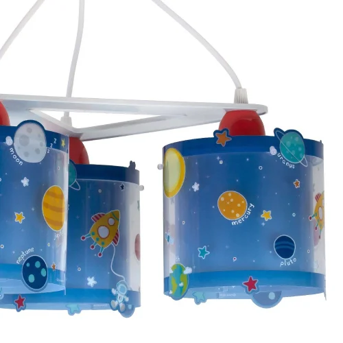 CANDEEIRO SUSPENSO 3 LUZES PLANETS