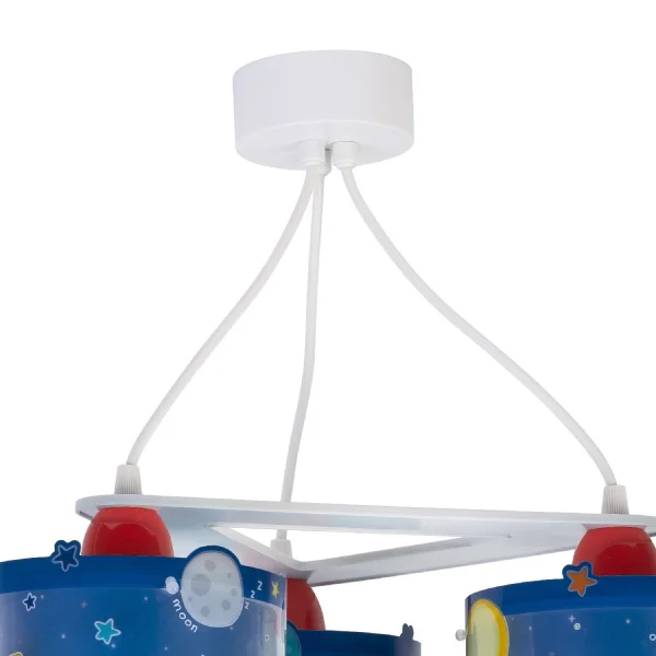 CANDEEIRO SUSPENSO 3 LUZES PLANETS