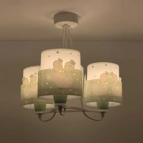 CANDEEIRO DE TECTO 3 LUZES SWEET LOVE VERDE CANDEEIRO DE TECTO 3 LUZES SWEET LOVE VERDE