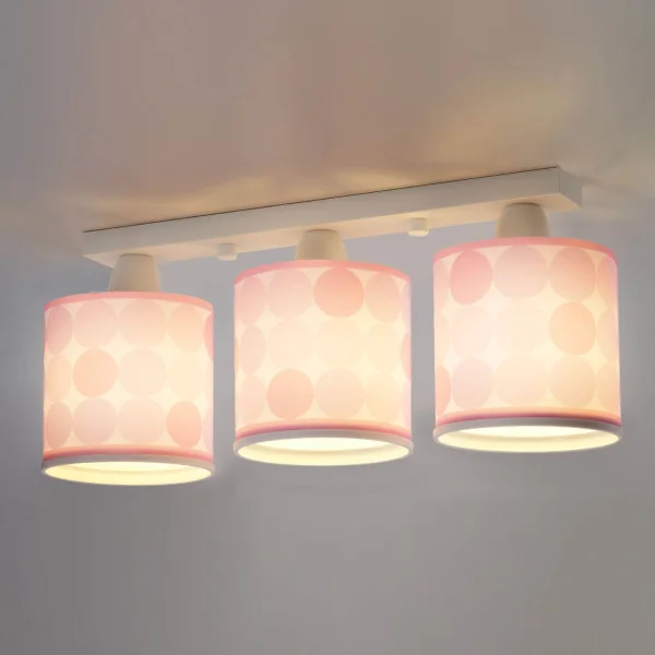 PLAFON 3 LUZES COLORS