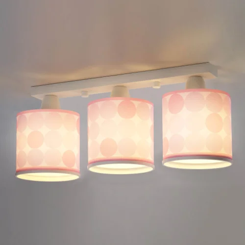 PLAFON 3 LUZES COLORS