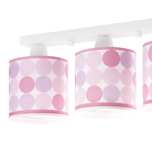 PLAFON 3 LUZES COLORS