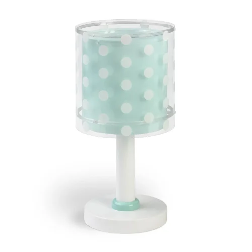 CANDEEIRO DE MESA TURQUESA DOTS