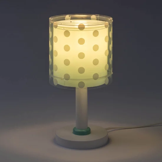 CANDEEIRO DE MESA TURQUESA DOTS 2
