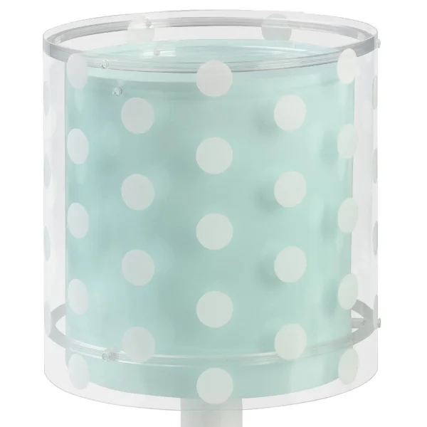 CANDEEIRO DE MESA TURQUESA DOTS