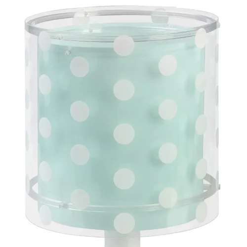 CANDEEIRO DE MESA TURQUESA DOTS