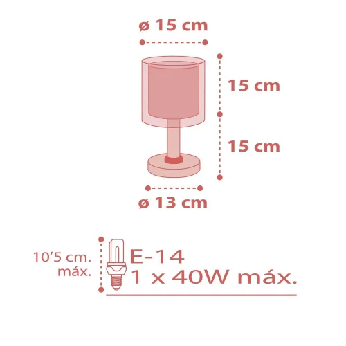 LUZ NOCTURNA LED TURQUESA DOTS