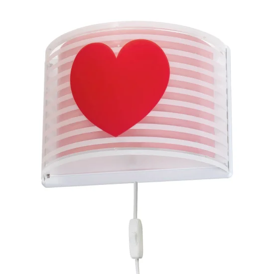 CANDEEIRO DE PAREDE LIGHT FEELING ROSA 2