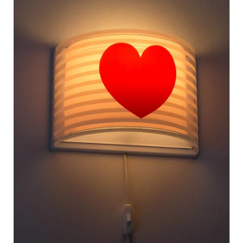 CANDEEIRO DE PAREDE LIGHT FEELING ROSA